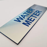 Water Meter Sign Plaque - Small