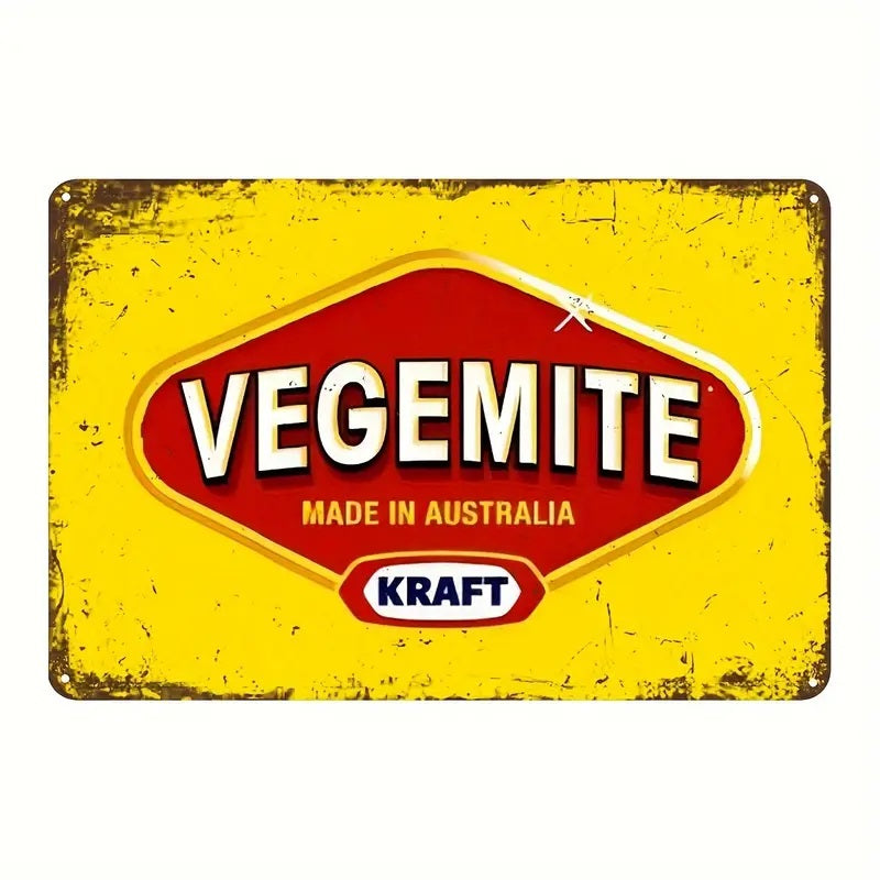 VEGEMITE - Retro UV Printed Metal Sign - 30cm by 20cm