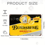 Bundaberg Rum Original & Cola - UV Printed Metal Sign - 30cm by 20cm