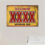 Castlemaine XXXX Australian Beer - UV Printed Metal Sign - 30cm by 20cm
