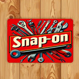 Snap-On Tools - Australian Classic - UV Printed Metal Sign - 30cm by 20cm