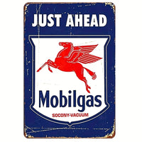 Mobilgas - UV Printed Metal Sign - 20cm by 30cm