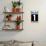 Mobil Racing Motor Oil - UV Printed Metal Sign - 20cm by 30cm