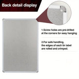 WARNING - Trespassers Will Be Shot - UV Printed Metal Sign - 20cm by 30cm