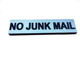 NO JUNK MAIL SIGN