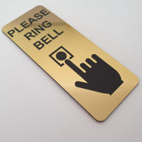 Please Ring Bell Sign Plaque - Small