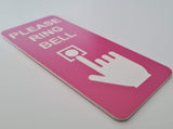 Please Ring Bell Sign Plaque - Small