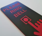 Please Ring Bell Sign Plaque - Small