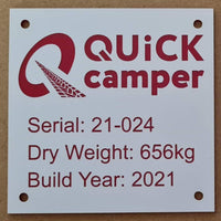 Quick Camper Plates