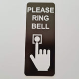 Please Ring Bell Sign Plaque - Small