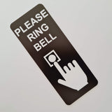 Please Ring Bell Sign Plaque - Small