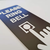 Please Ring Bell Sign Plaque - Small