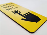 Please Ring Bell Sign Plaque - Small