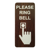 Please Ring Bell Sign Plaque - Small