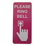 Please Ring Bell Sign Plaque - Small