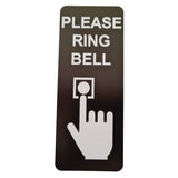 Please Ring Bell Sign Plaque - Small