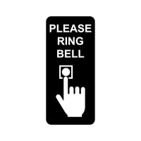 Please Ring Bell Sign Plaque - Small