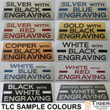 Tank Water in Use Sign Plaque - Small