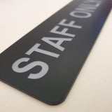 STAFF ONLY - Sign / Plaque