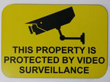 This Property is Protected by Video Surveillance Sign Plaque