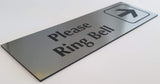 Please Ring Bell with RIGHT Arrow Sign Plaque - Small