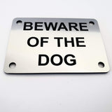Beware of the Dog Sign Plaque - Small