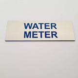 Water Meter Sign Plaque - Small