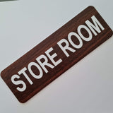 Store Room Sign Plaque - Small