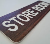 Store Room Sign Plaque - Small