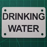 Drinking Water Sign Plaque