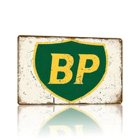 BP Oil - UV Printed Metal Sign - 30cm by 20cm