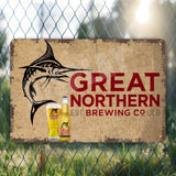Great Northern Brewing Co - UV Printed Metal Bar Sign - 30cm by 20cm