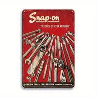 Snap-On Tools - UV Printed Metal Sign - 20cm by 30cm