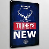 TOOHEYS NEW Beer - UV Printed Metal Sign - 20cm by 30cm