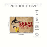 Great Northern Brewing Co - UV Printed Metal Bar Sign - 30cm by 20cm