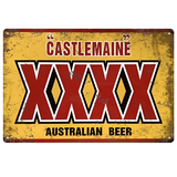 Castlemaine XXXX Australian Beer - UV Printed Metal Sign - 30cm by 20cm