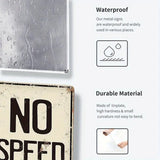 NO SPEED LIMIT - UV Printed Metal Sign - 20cm by 30cm