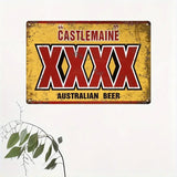 Castlemaine XXXX Australian Beer - UV Printed Metal Sign - 30cm by 20cm