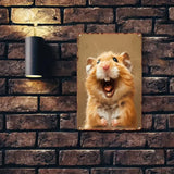 Hamster - UV Printed Metal Sign - 20cm by 30cm