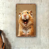 Hamster - UV Printed Metal Sign - 20cm by 30cm