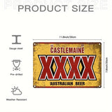 Castlemaine XXXX Australian Beer - UV Printed Metal Sign - 30cm by 20cm