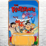 The Flintstones - UV Printed Metal Sign - 20cm by 30cm