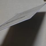 Looking at the edge and back of the sign