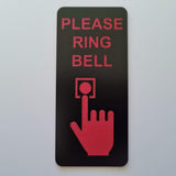 Please Ring Bell Sign Plaque - Small