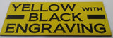 Fuel Isolation Valve Sign Plaque Available in 30 Colours & 3 Small Sizes