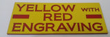 Fuel Isolation Valve Sign Plaque Available in 30 Colours & 3 Small Sizes