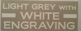 Grey Water Sign Plaque in 2 Large Sizes & 30 Colours