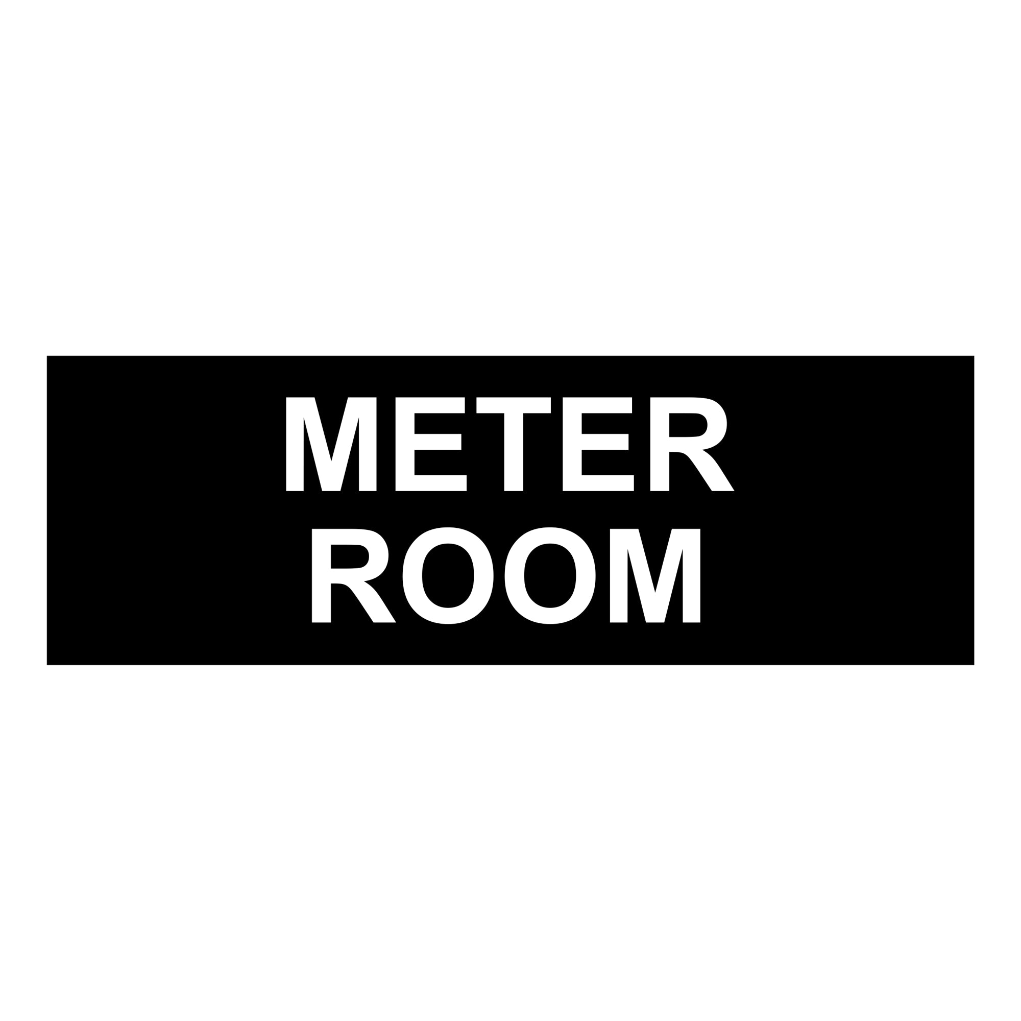 Meter Room Sign Plaque - Large | Tiger Laser Cutting & Engraving