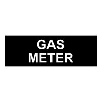 Gas Meter Sign Plaque - Small