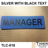 MANAGER SIGN 20CM X 6CM